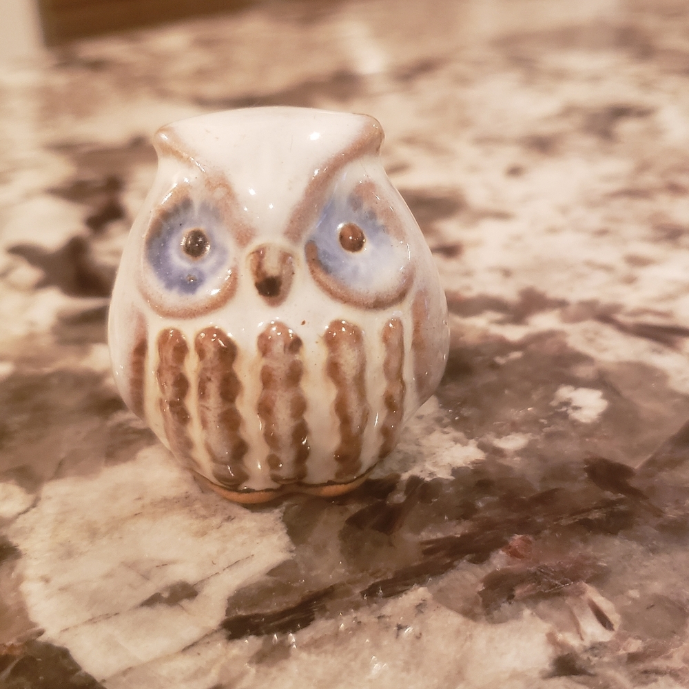 Oerth Custom Giving Bowl and Japanese Ceramic Owl..